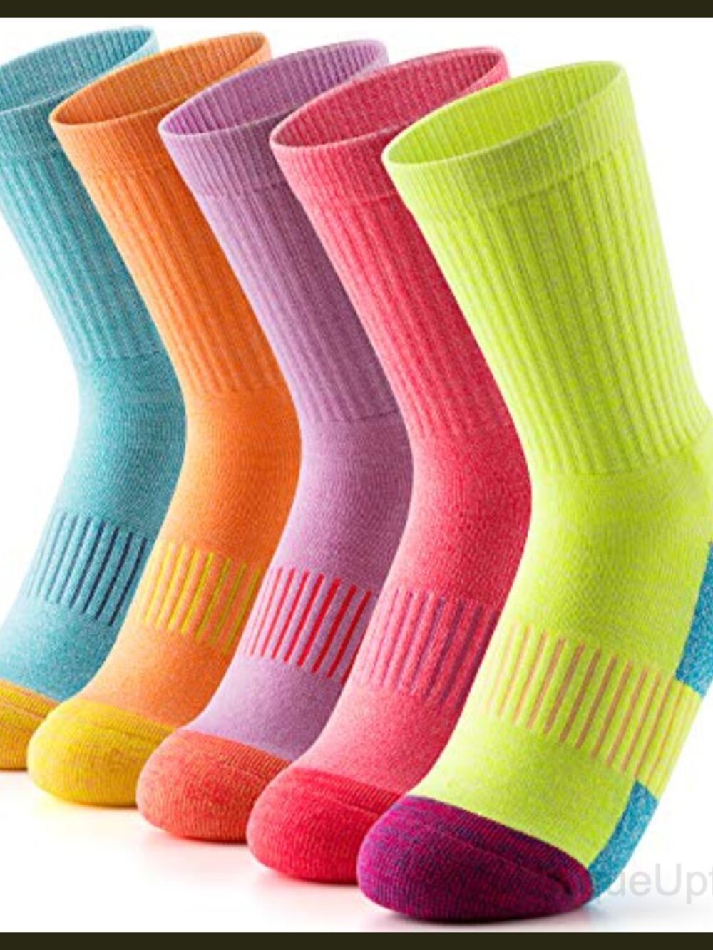 Cushioned Athletic Crew Socks Arch Support Hiking Running